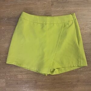 Lime Green Women's Skort